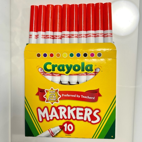 Single Color Pack Crayola Markers- Red - Picture 2 of 2